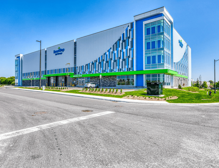 SmartStop self-storage facility on Goulding Avenue in Aurora, Ontario